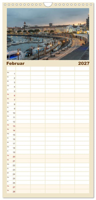 Sehnsuchtshäfen in der Nacht (CALVENDO Familienplaner 2027)