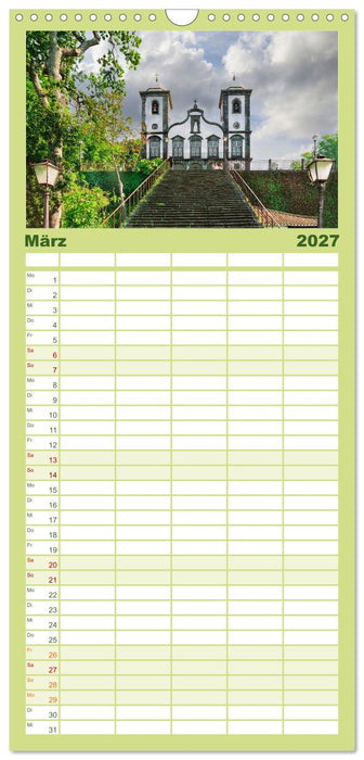 Madeira, Insel im ewigen Frühling (CALVENDO Familienplaner 2027)