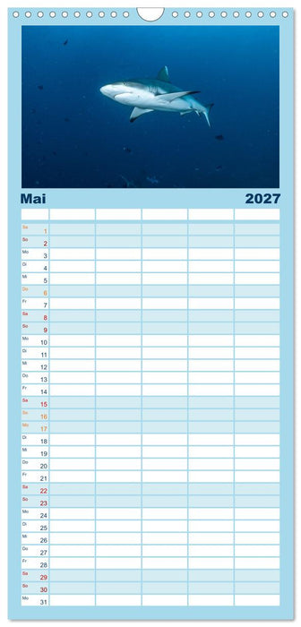Unterwasserwelt Christmas Island (CALVENDO Familienplaner 2027)