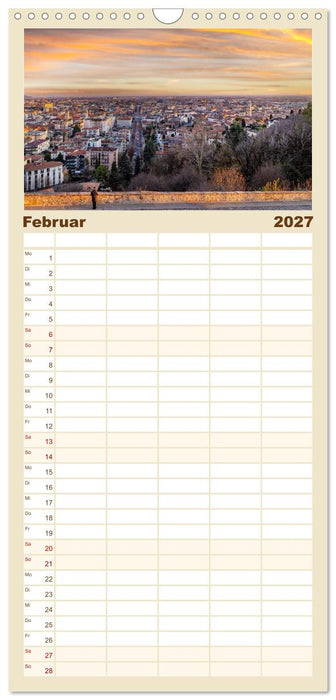 Bezauberndes Bergamo (CALVENDO Familienplaner 2027)