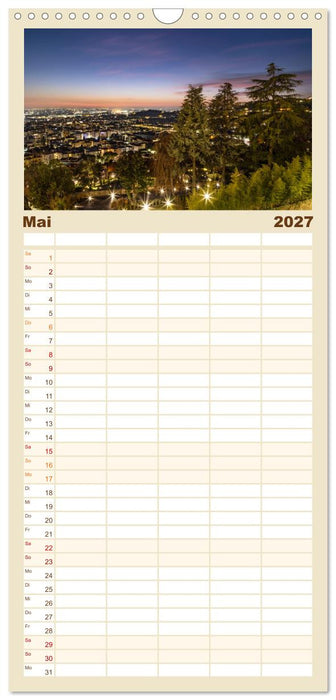 Bezauberndes Bergamo (CALVENDO Familienplaner 2027)