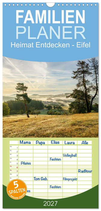 Heimat Entdecken - Eifel (CALVENDO Familienplaner 2027)