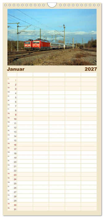 Die Baureihe 120 der Deutschen Bahn (CALVENDO Familienplaner 2027)