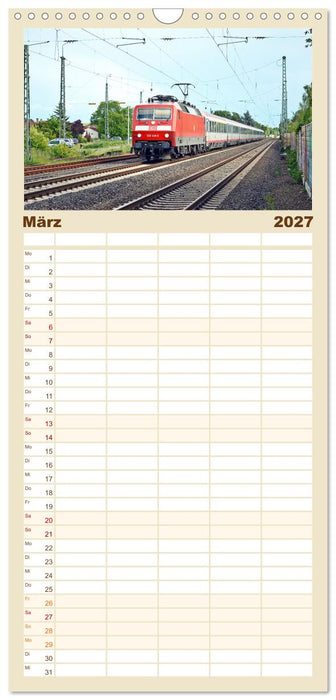 Die Baureihe 120 der Deutschen Bahn (CALVENDO Familienplaner 2027)