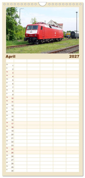 Die Baureihe 120 der Deutschen Bahn (CALVENDO Familienplaner 2027)