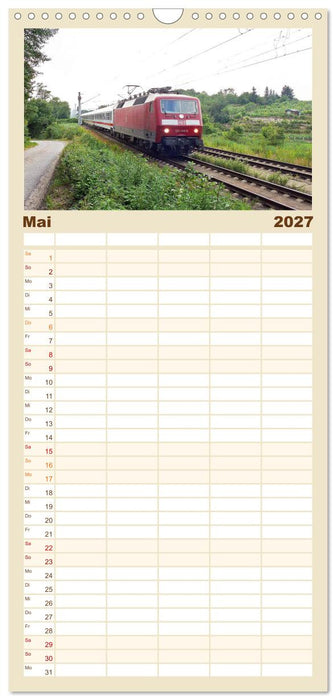 Die Baureihe 120 der Deutschen Bahn (CALVENDO Familienplaner 2027)