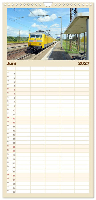 Die Baureihe 120 der Deutschen Bahn (CALVENDO Familienplaner 2027)