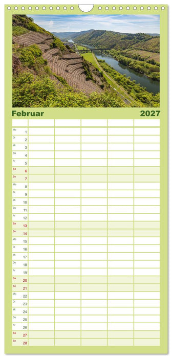 Moselansichten (CALVENDO Familienplaner 2027)