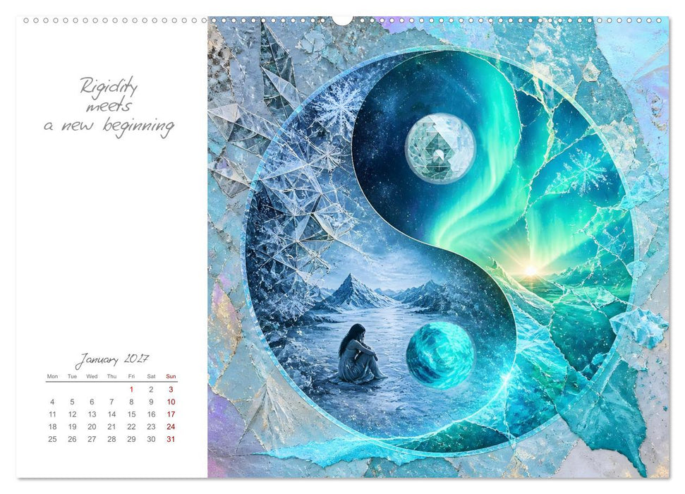 Where Contrasts Belong - Exploring the Yin and Yang of Emotions (CALVENDO Monthly Calendar 2027)