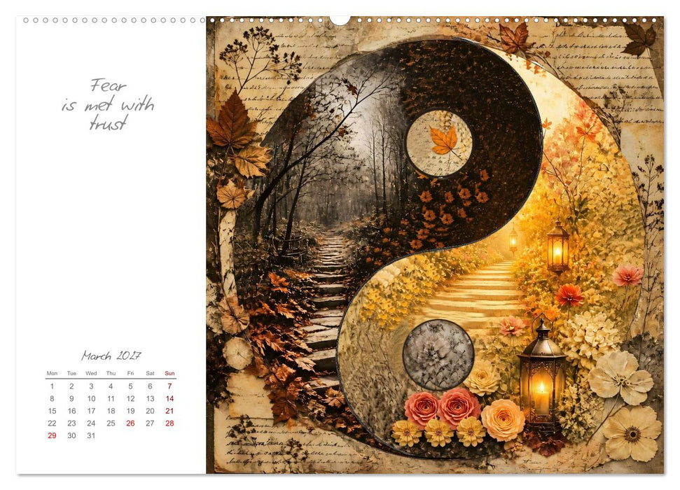Where Contrasts Belong - Exploring the Yin and Yang of Emotions (CALVENDO Monthly Calendar 2027)