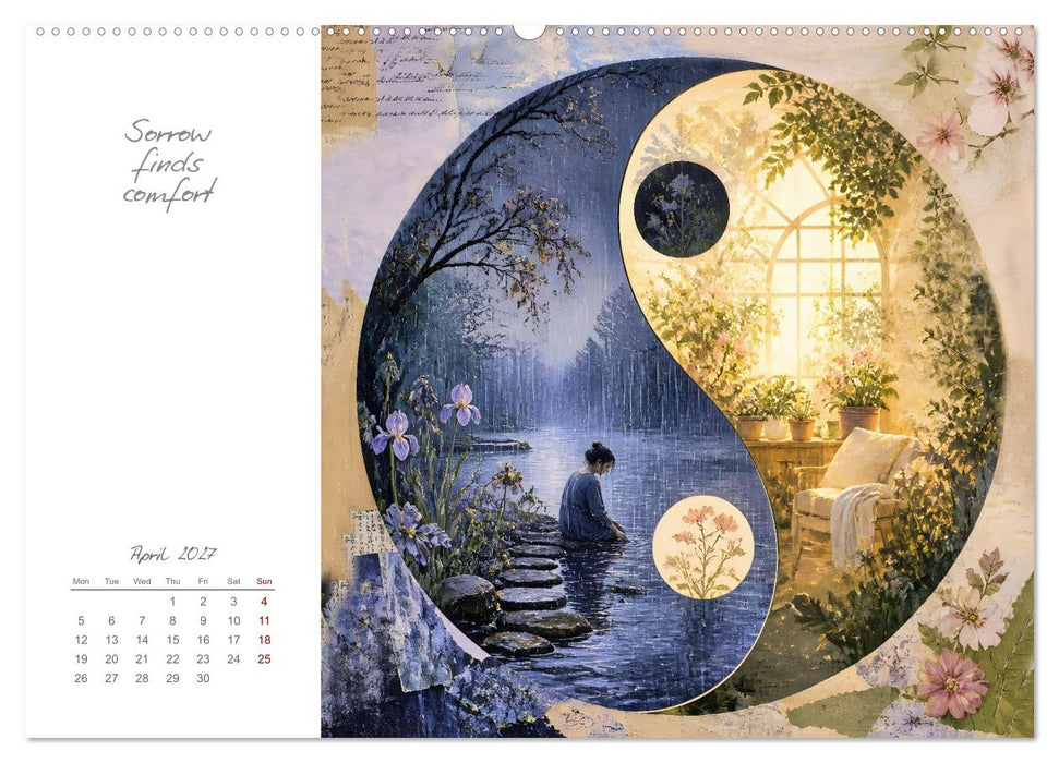 Where Contrasts Belong - Exploring the Yin and Yang of Emotions (CALVENDO Monthly Calendar 2027)