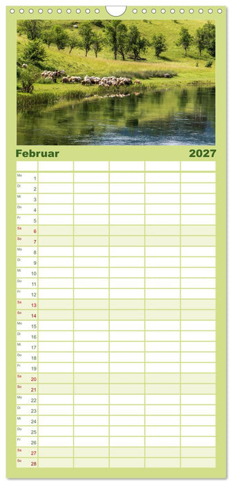Wasserzauber Bosnien-Herzegowina (CALVENDO Familienplaner 2027)