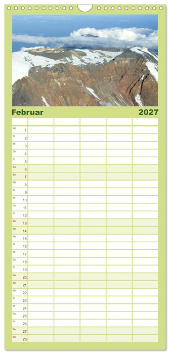 Entdeckungen am Kilimandscharo (CALVENDO Familienplaner 2027)