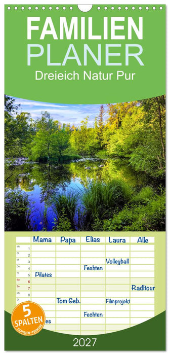 Dreieich Natur Pur (CALVENDO Familienplaner 2027)