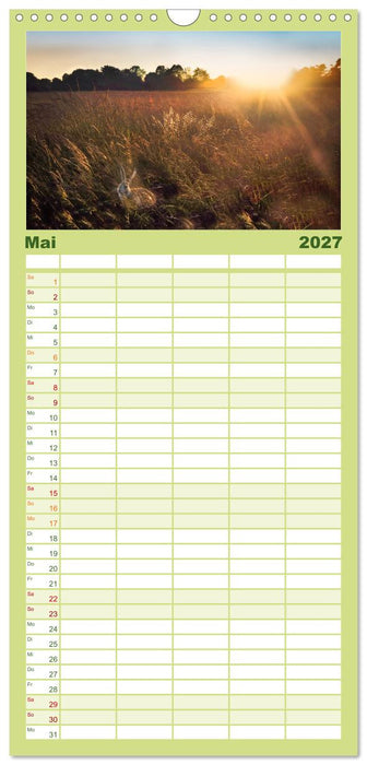 Dreieich Natur Pur (CALVENDO Familienplaner 2027)