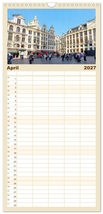 Schönste Städte in Belgien (CALVENDO Familienplaner 2027)