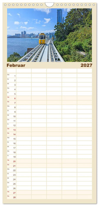 Zauberhaftes Südkorea Landschaften, Städte und Kultur (CALVENDO Familienplaner 2027)