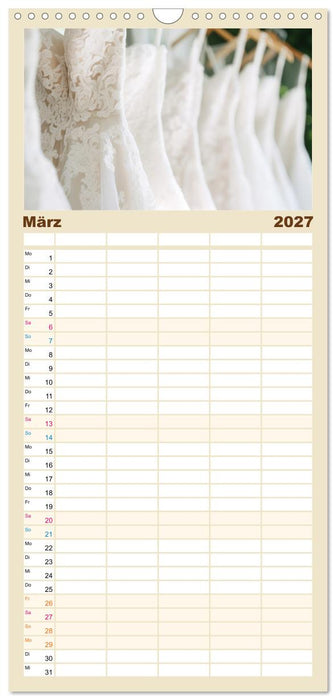 W wie Wedding (CALVENDO Familienplaner 2027)