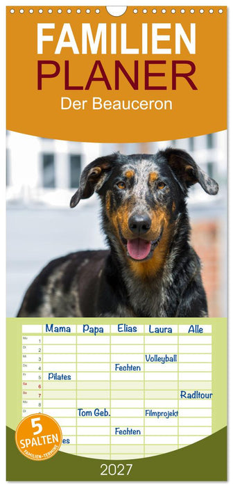 Der Beauceron (CALVENDO Familienplaner 2027)