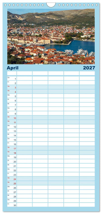 Trogir - Wundervolles historisches Juwel an der Adria (CALVENDO Familienplaner 2027)