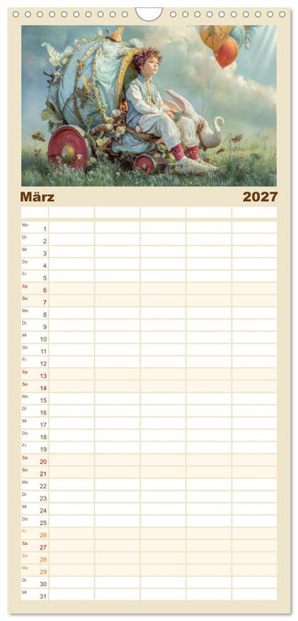 Paradoxe fantastische Welten - Märchenhaft verspielt (CALVENDO Familienplaner 2027)