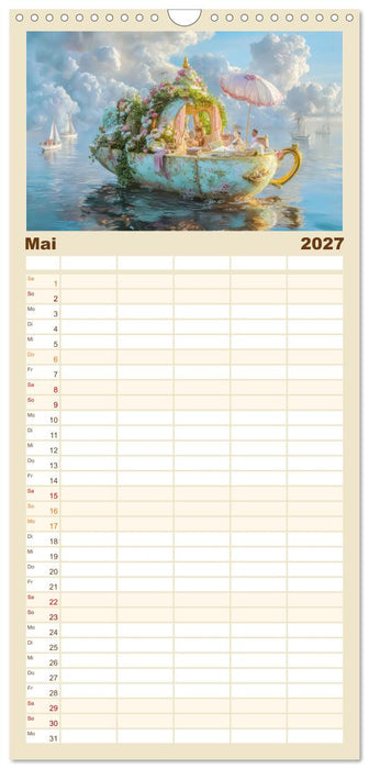 Paradoxe fantastische Welten - Märchenhaft verspielt (CALVENDO Familienplaner 2027)