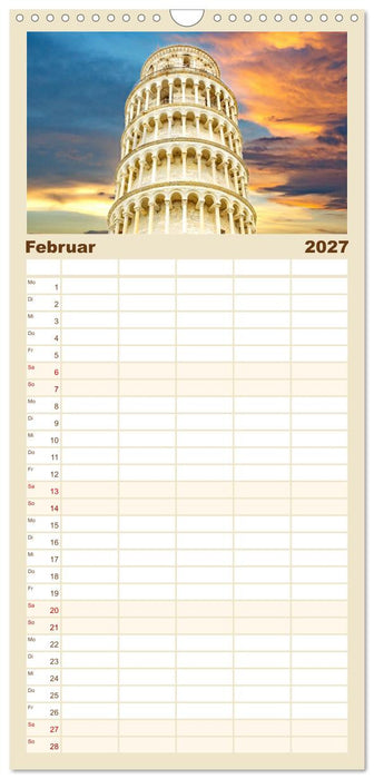 Pisa - wunderschönes Reiseziel (CALVENDO Familienplaner 2027)
