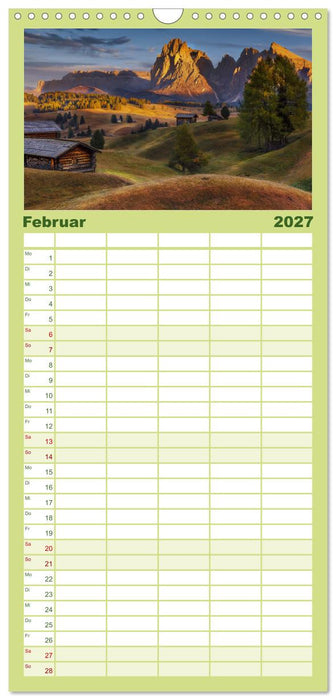 Leidenschaft Landschaften (CALVENDO Familienplaner 2027)