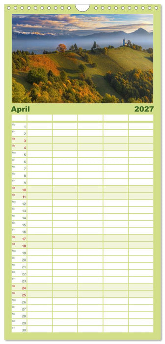 Leidenschaft Landschaften (CALVENDO Familienplaner 2027)