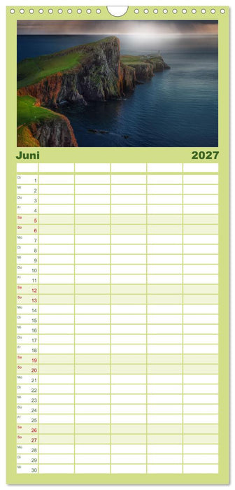 Leidenschaft Landschaften (CALVENDO Familienplaner 2027)