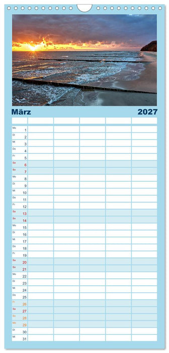 Vorpommern im Fokus (CALVENDO Familienplaner 2027)