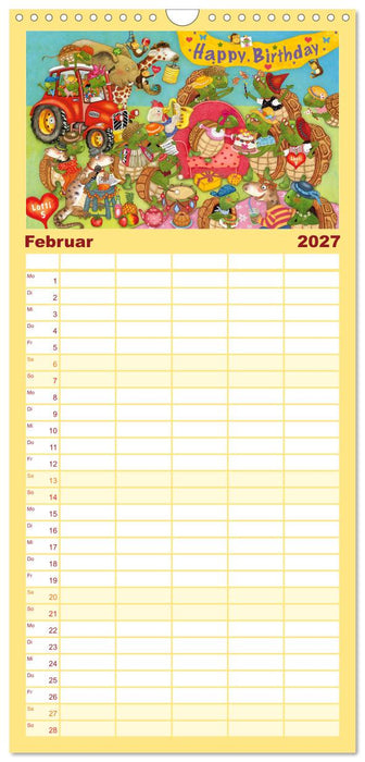Wimmelig durch das Jahr (CALVENDO Familienplaner 2027)