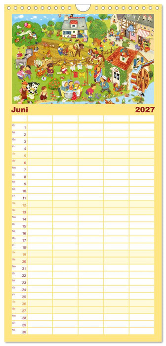 Wimmelig durch das Jahr (CALVENDO Familienplaner 2027)