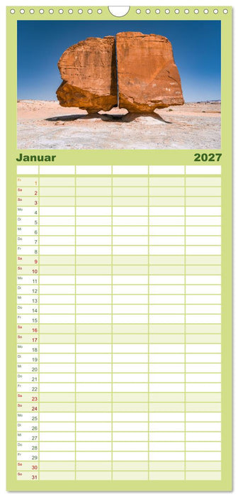 Saudi Arabien - Königreich der Faszinationen (CALVENDO Familienplaner 2027)