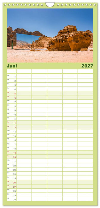 Saudi Arabien - Königreich der Faszinationen (CALVENDO Familienplaner 2027)