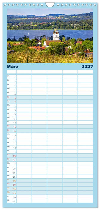 Traumhafte Schweizer Orte (CALVENDO Familienplaner 2027)