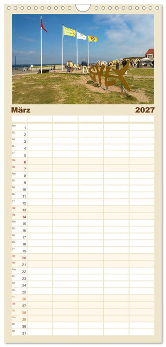 Deutschland - Insel Sylt (CALVENDO Familienplaner 2027)