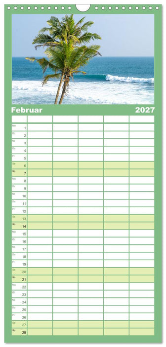 Urlaub in Sri Lanka - Reise durch Asien, Kultur und Natur (CALVENDO Familienplaner 2027)