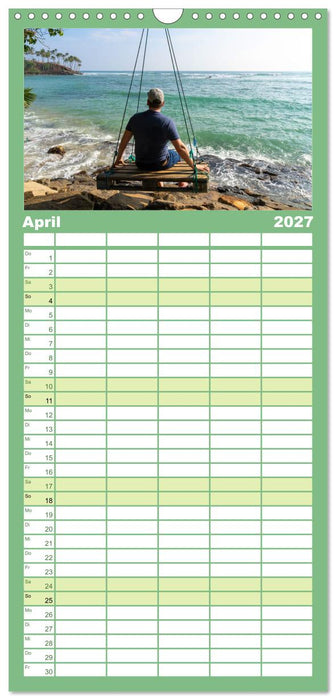 Urlaub in Sri Lanka - Reise durch Asien, Kultur und Natur (CALVENDO Familienplaner 2027)
