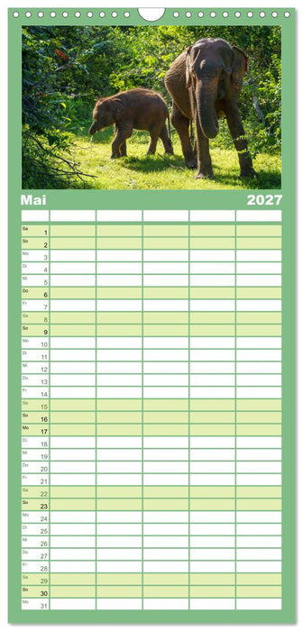Urlaub in Sri Lanka - Reise durch Asien, Kultur und Natur (CALVENDO Familienplaner 2027)