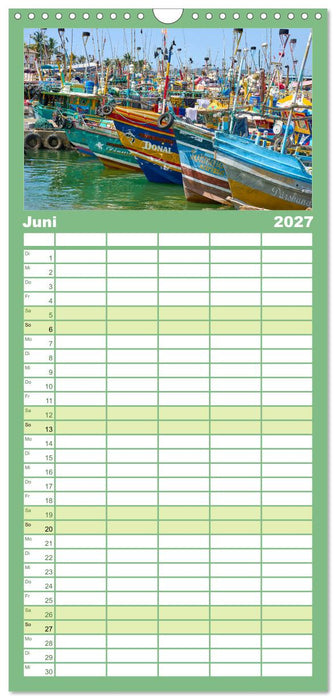 Urlaub in Sri Lanka - Reise durch Asien, Kultur und Natur (CALVENDO Familienplaner 2027)