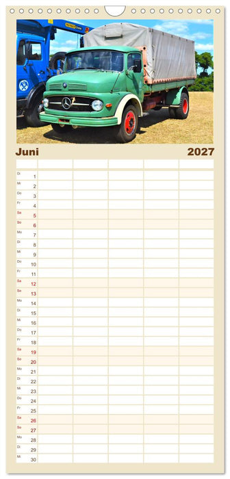 LKW - Oldtimer (CALVENDO Familienplaner 2027)