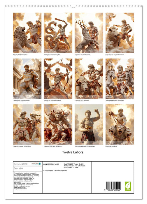Twelve Labors (CALVENDO Premium-Calendar 2027)