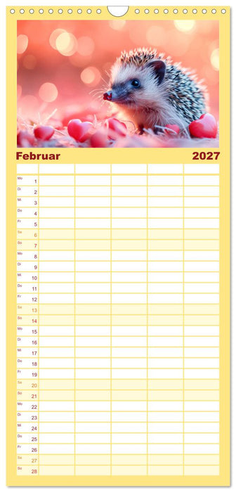 Lustige Igel (CALVENDO Familienplaner 2027)