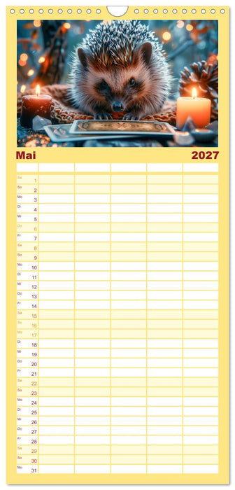 Lustige Igel (CALVENDO Familienplaner 2027)
