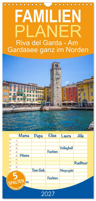 Riva del Garda - Am Gardasee ganz im Norden (CALVENDO Familienplaner 2027)