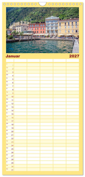 Riva del Garda - Am Gardasee ganz im Norden (CALVENDO Familienplaner 2027)