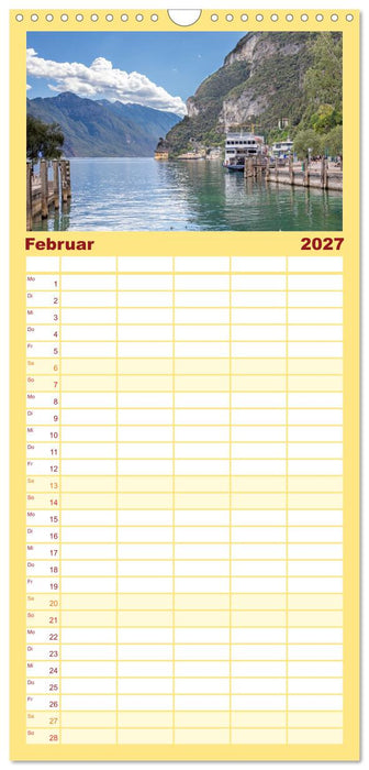 Riva del Garda - Am Gardasee ganz im Norden (CALVENDO Familienplaner 2027)
