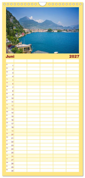 Riva del Garda - Am Gardasee ganz im Norden (CALVENDO Familienplaner 2027)