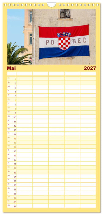 Porec Kalender - Die kroatische Stadt an der Adria (CALVENDO Familienplaner 2027)